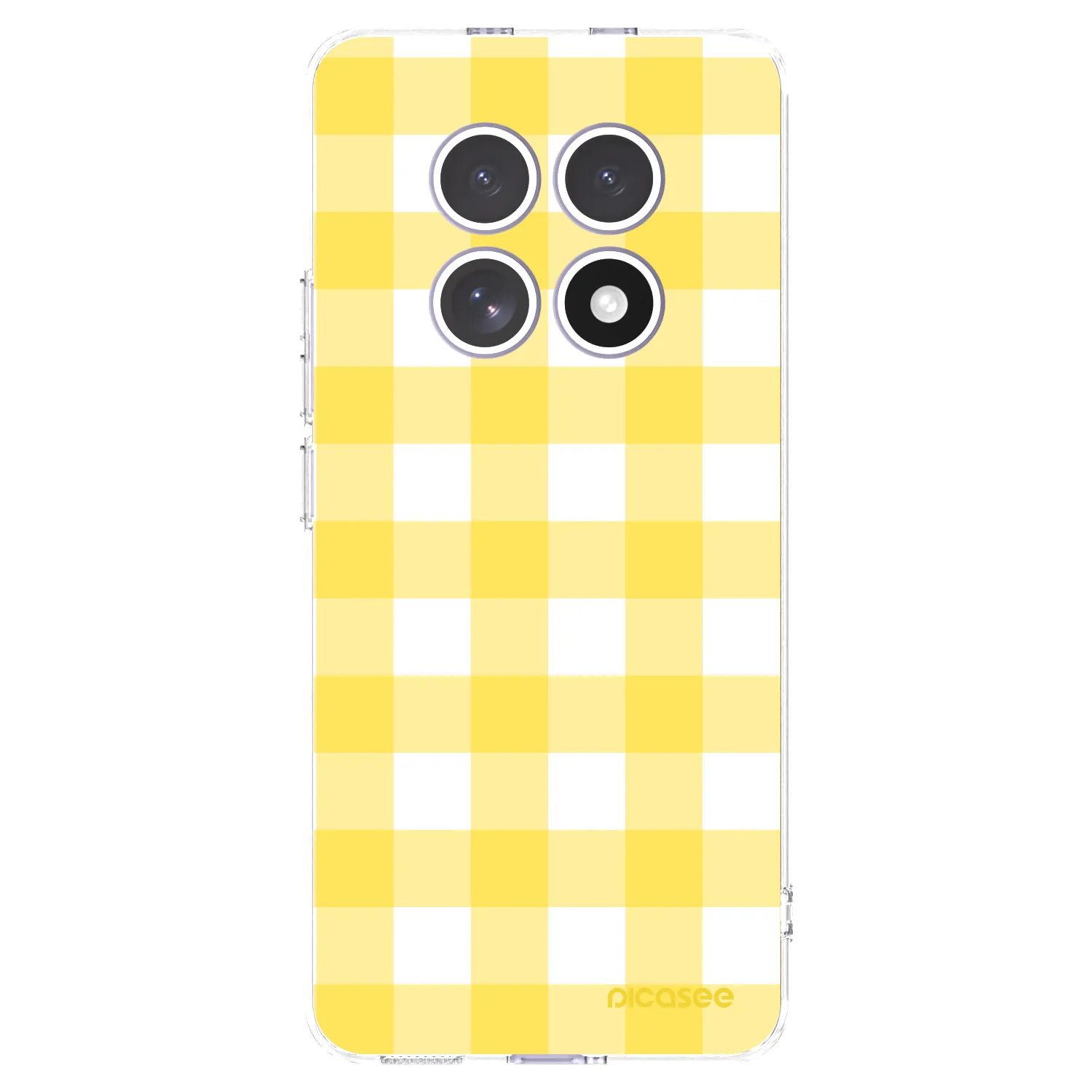 Picasee silikonový průhledný obal pro Xiaomi Redmi Note 15 4G - Gride lemon