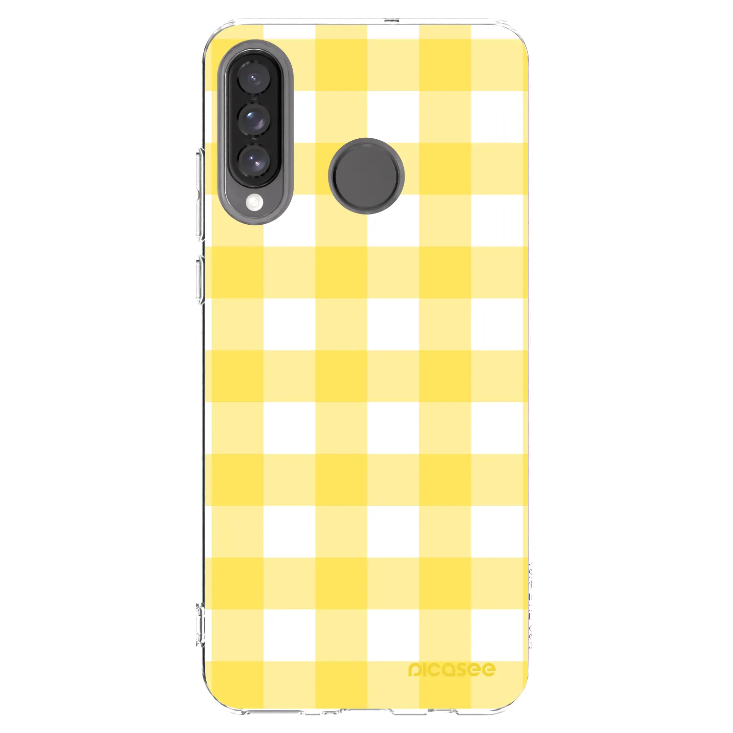 Picasee silikonový průhledný obal pro Huawei P30 Lite - Gride lemon