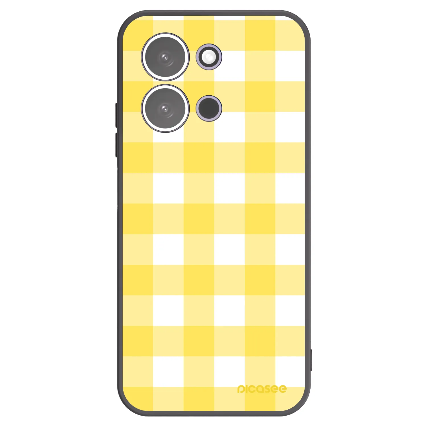 Picasee silikonový černý obal pro Xiaomi Redmi 15C 5G - Gride lemon