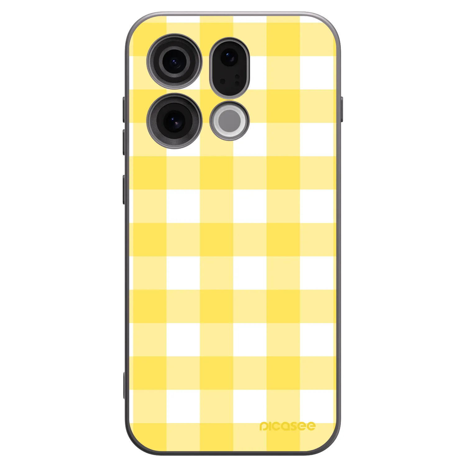 Picasee silikonový černý obal pro OPPO Find X9 - Gride lemon