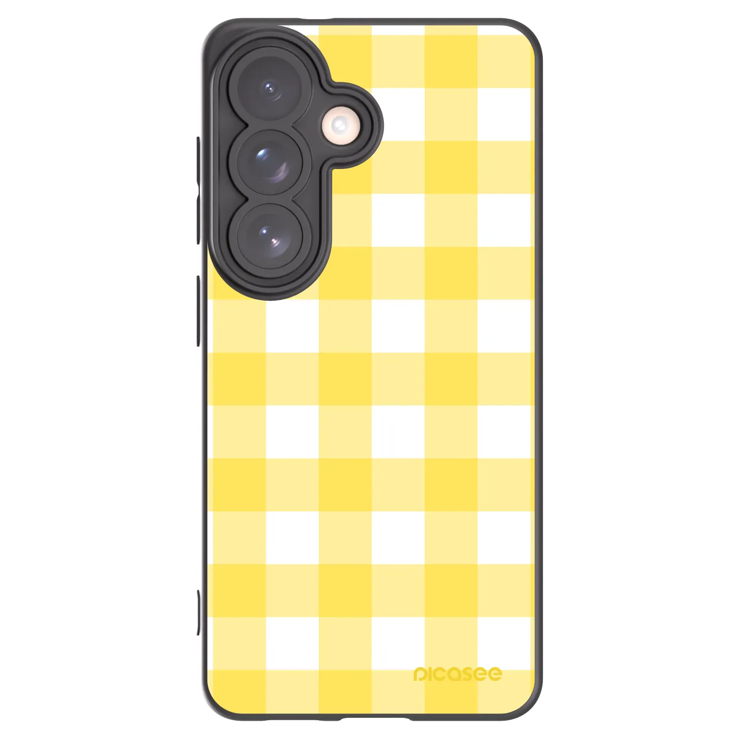 Picasee silikonový černý obal pro Samsung Galaxy S26 - Gride lemon