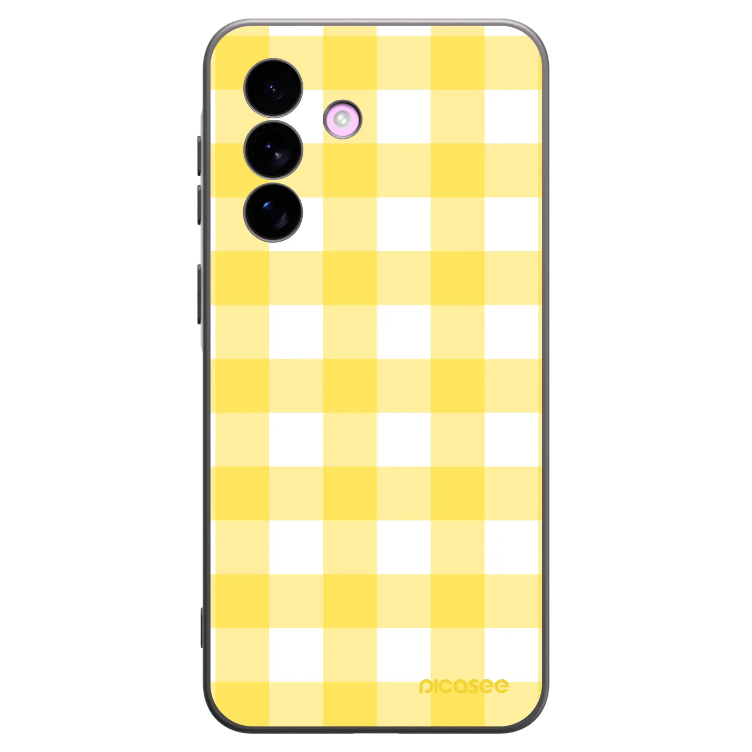 Picasee silikonový černý obal pro Samsung Galaxy A57 5G - Gride lemon
