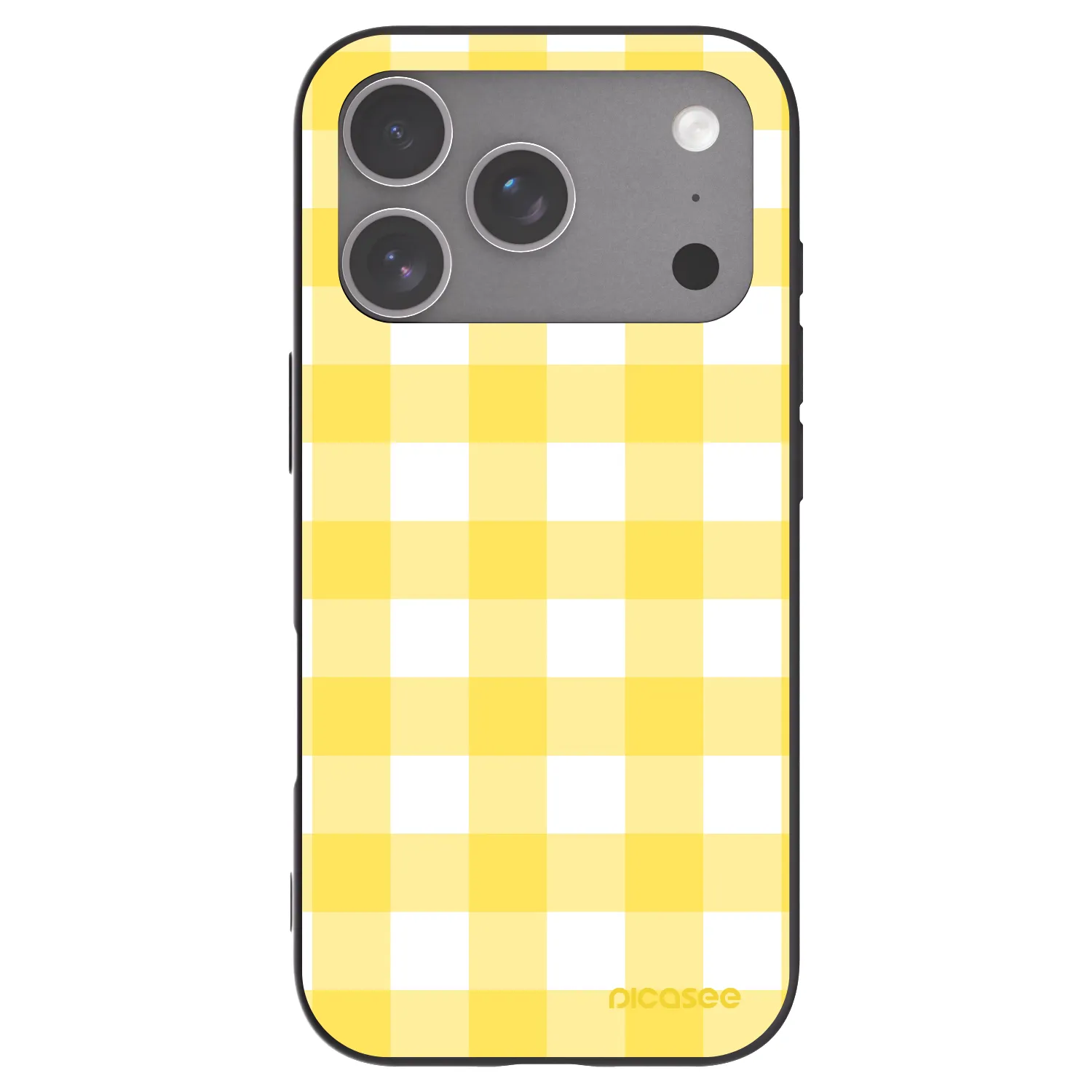 Picasee silikonový černý obal pro Apple iPhone 18 Pro - Gride lemon