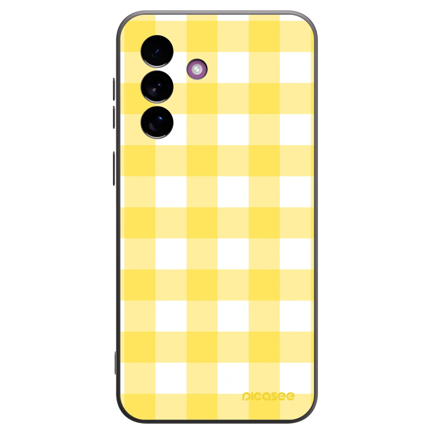 Picasee silikonový černý obal pro Samsung Galaxy A37 - Gride lemon
