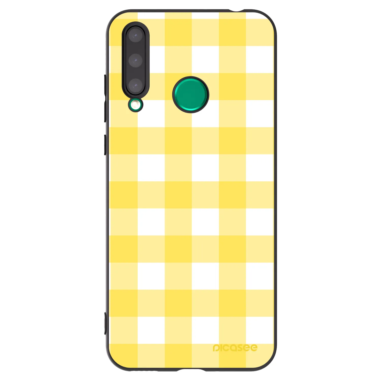 Picasee silikonový černý obal pro Honor 20 Lite - Gride lemon