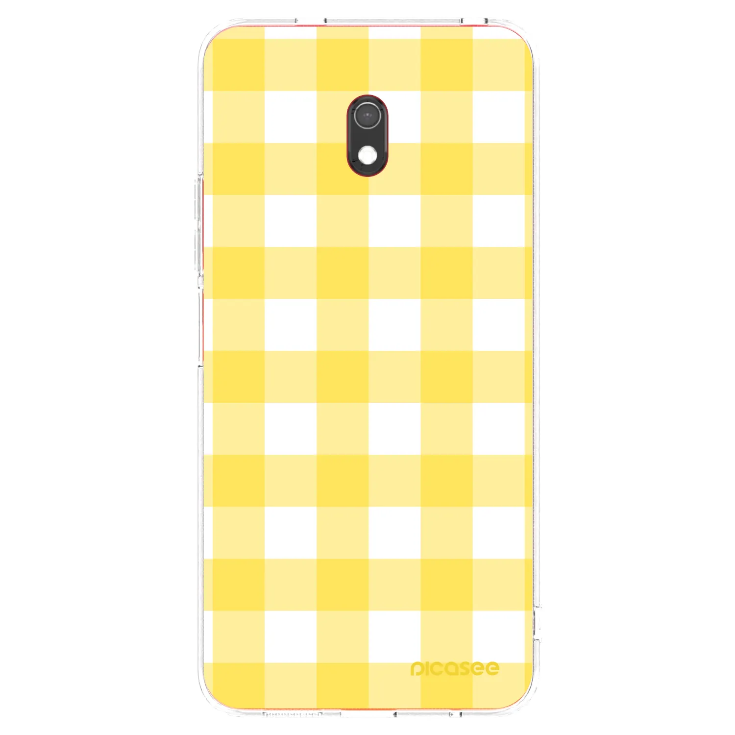 Picasee silikonový průhledný obal pro Xiaomi Redmi 8A - Gride lemon