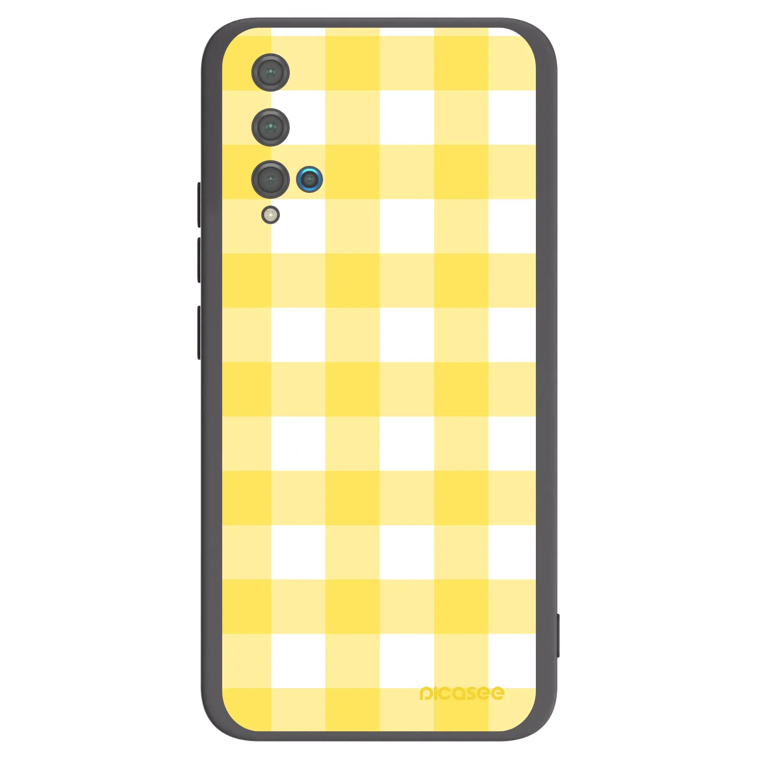 Picasee silikonový černý obal pro Huawei Nova 5T - Gride lemon