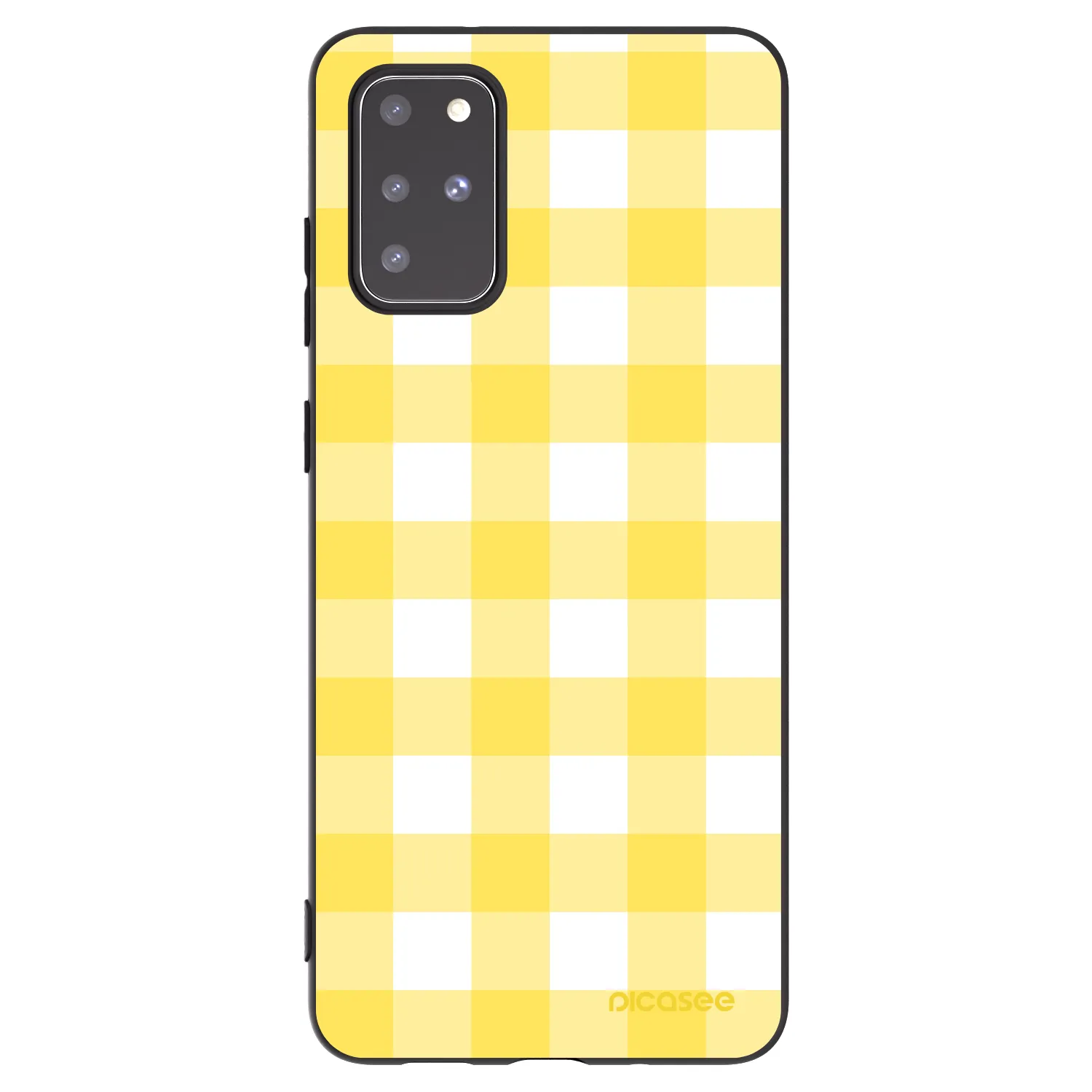 Picasee silikonový černý obal pro Samsung Galaxy S20+ G985F - Gride lemon