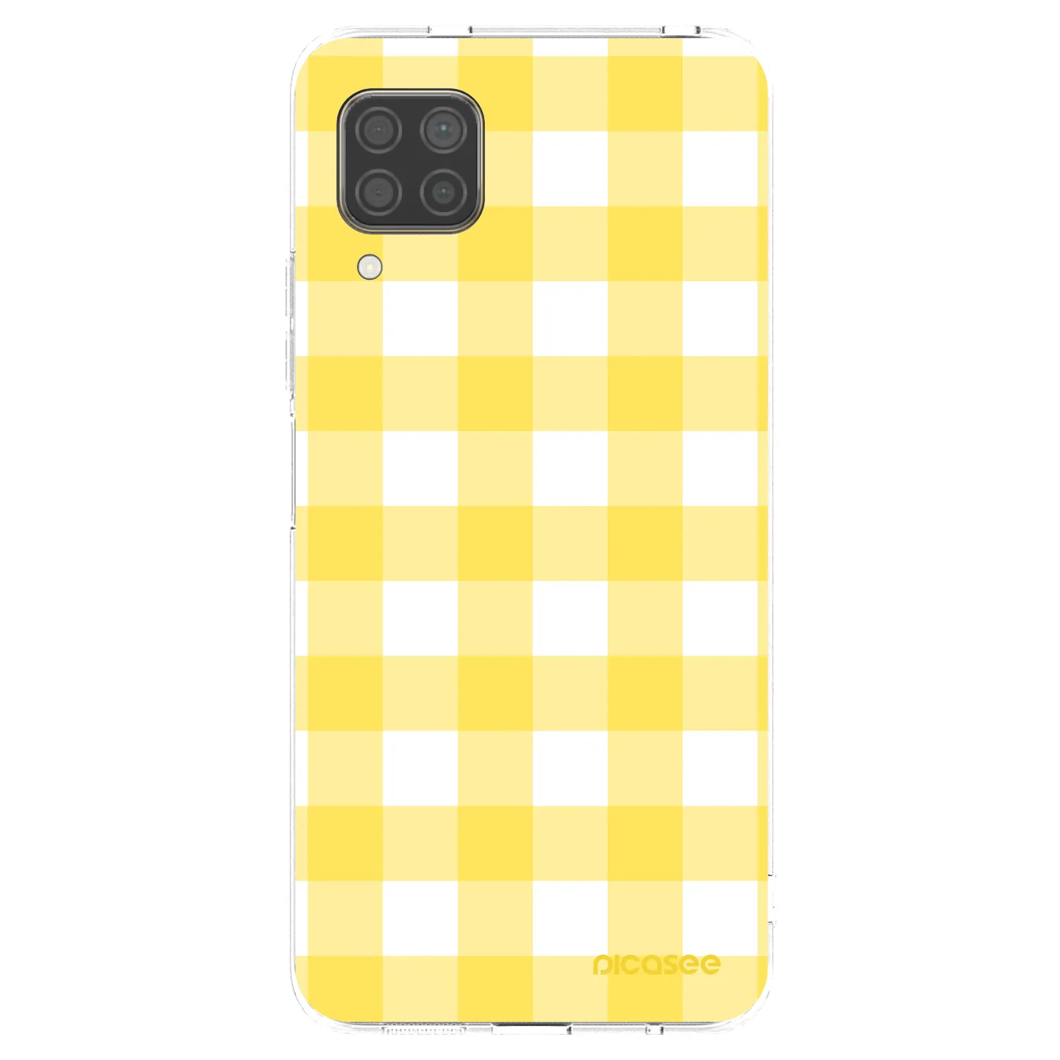 Picasee silikonový průhledný obal pro Huawei P40 Lite - Gride lemon