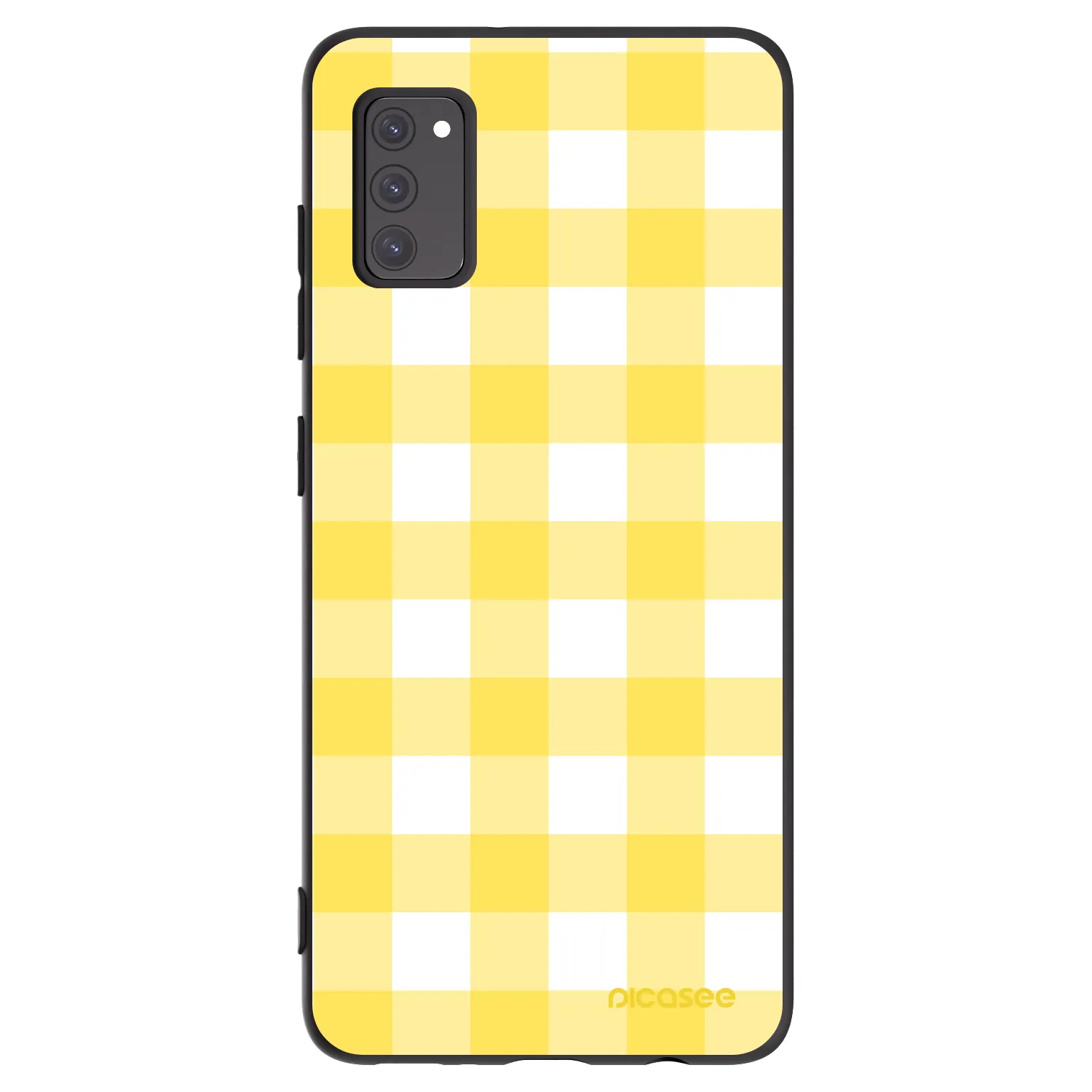 Picasee silikonový černý obal pro Samsung Galaxy A41 A415F - Gride lemon