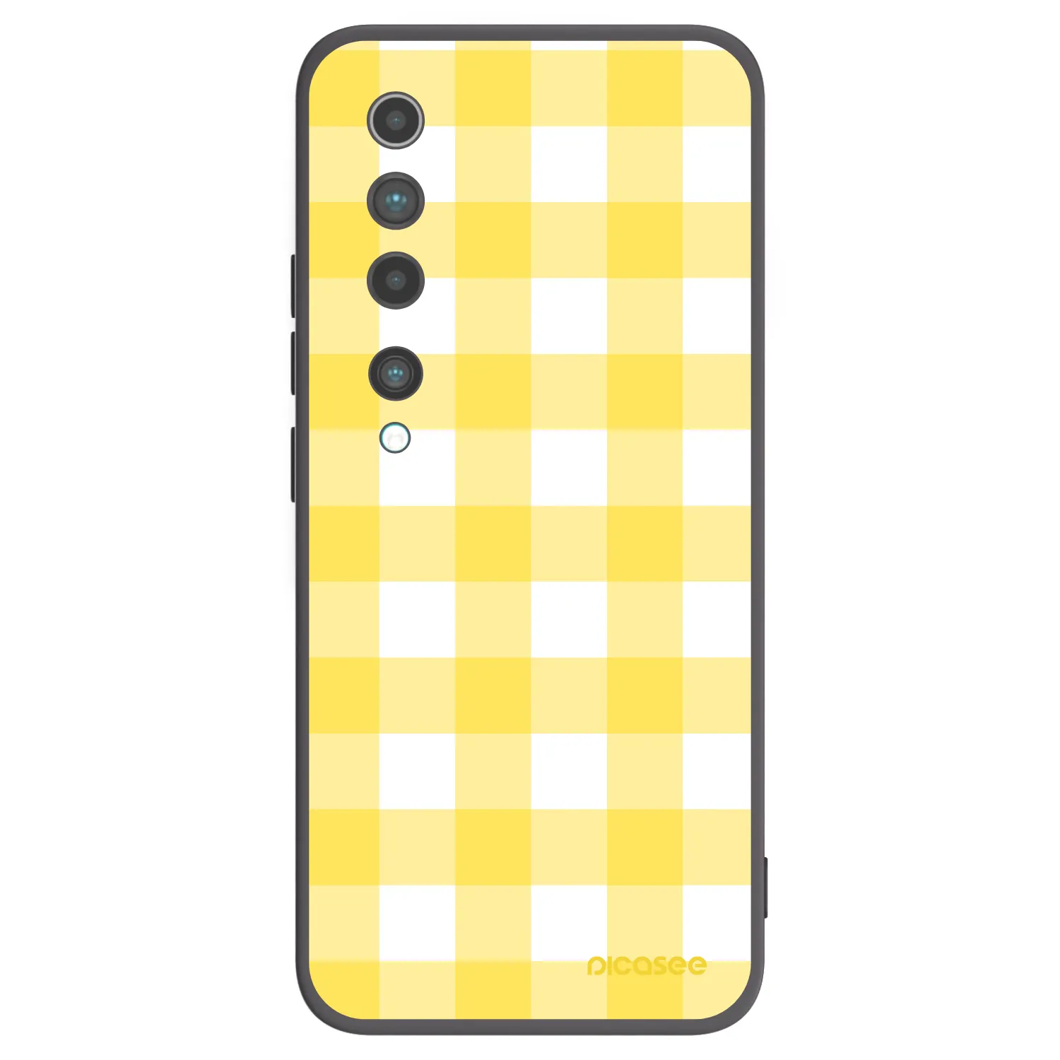 Picasee silikonový černý obal pro Xiaomi Mi 10 - Gride lemon