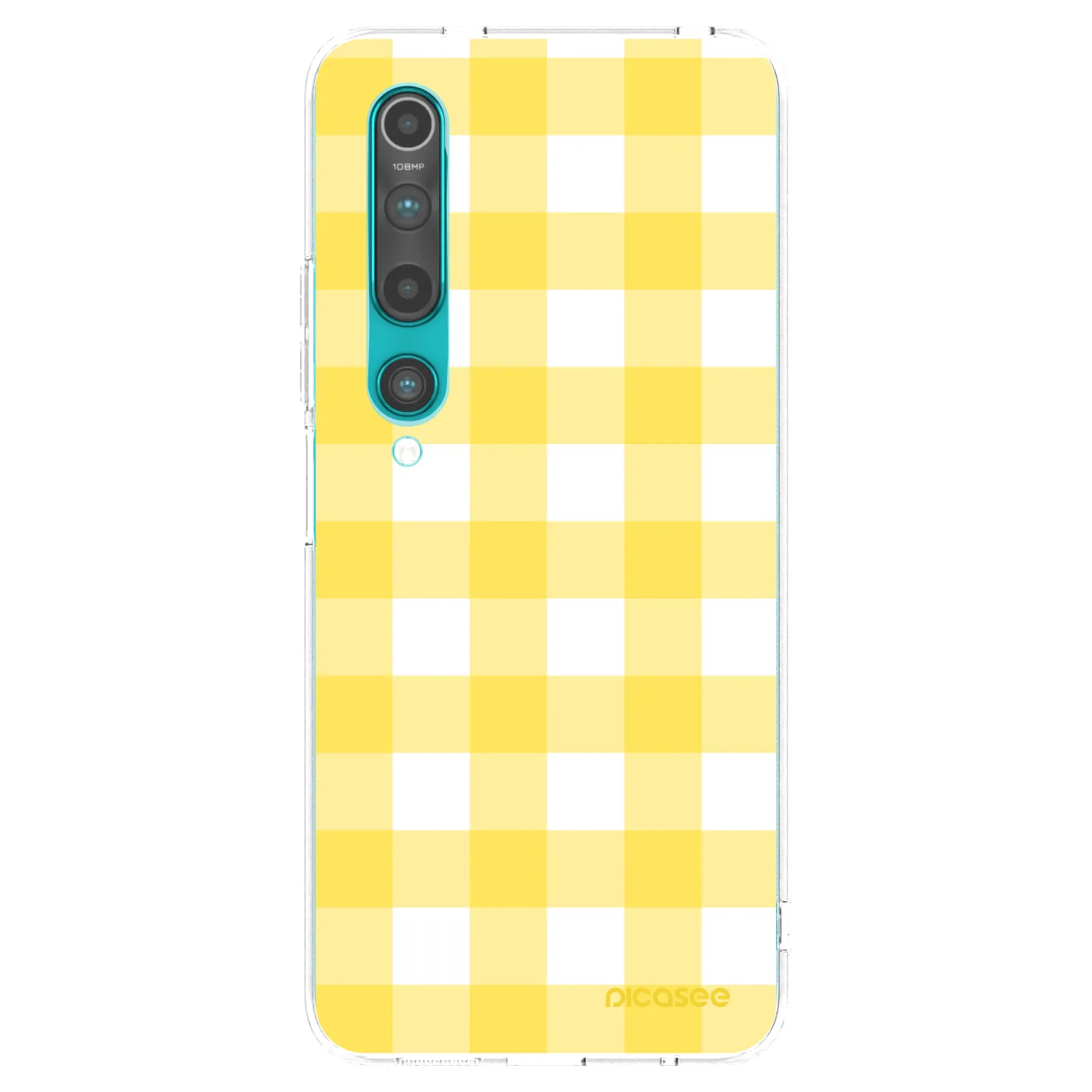 Picasee silikonový průhledný obal pro Xiaomi Mi 10 - Gride lemon