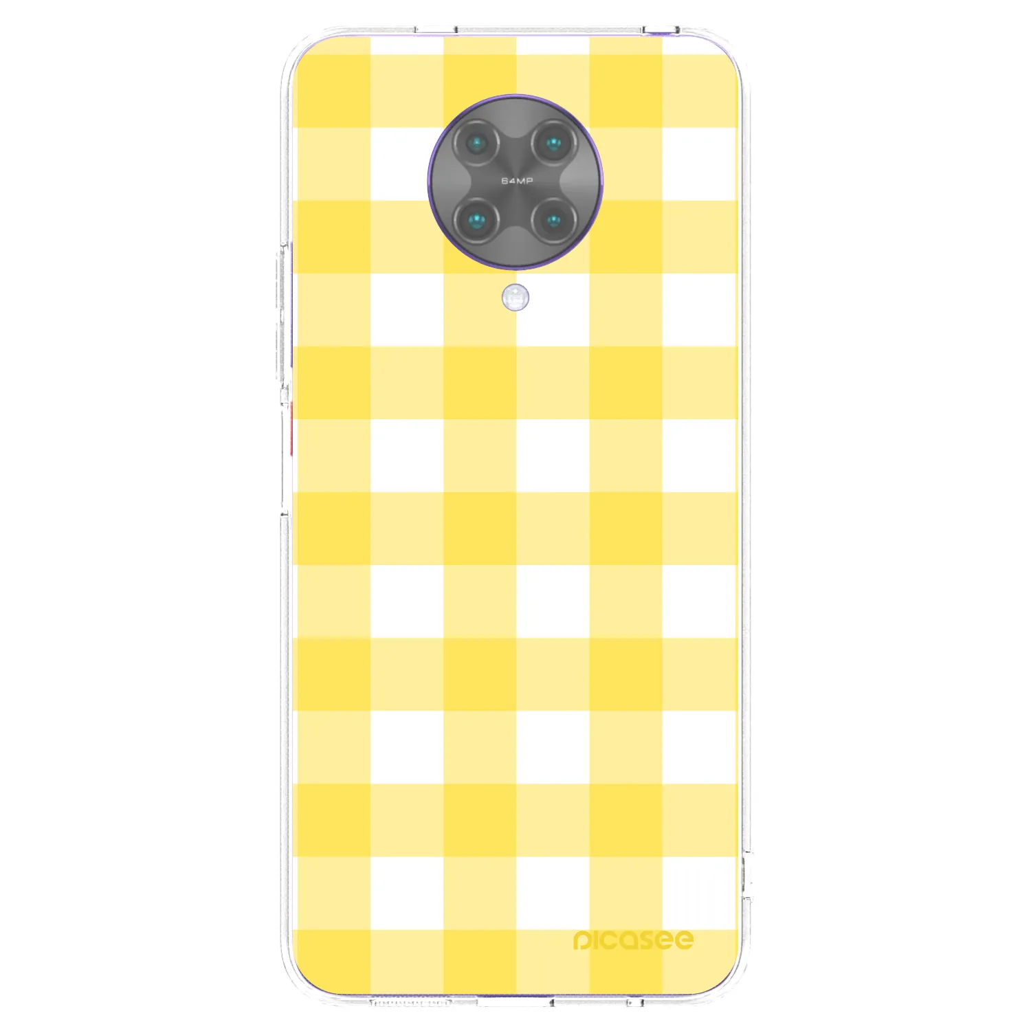 Picasee silikonový průhledný obal pro Xiaomi Poco F2 Pro - Gride lemon