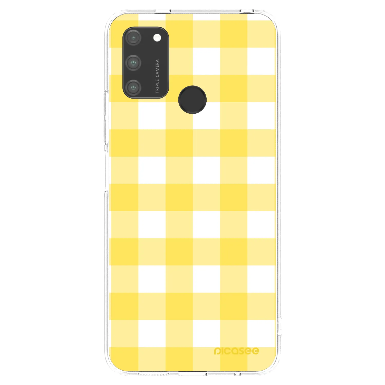 Picasee silikonový průhledný obal pro Honor 9A - Gride lemon