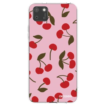 Picasee silikonový průhledný obal pro Huawei Y5P - Cherry