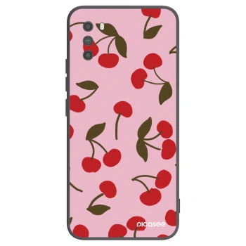 Picasee silikonový černý obal pro Xiaomi Poco M3 - Cherry