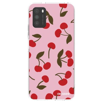 Picasee silikonový průhledný obal pro Xiaomi Poco M3 - Cherry
