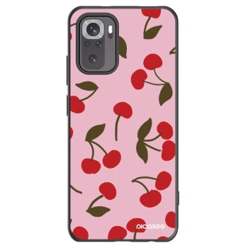 Picasee silikonový černý obal pro Xiaomi Redmi Note 10 - Cherry
