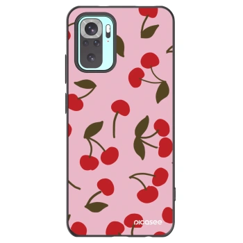 Picasee silikonový černý obal pro Xiaomi Redmi Note 10 Pro - Cherry