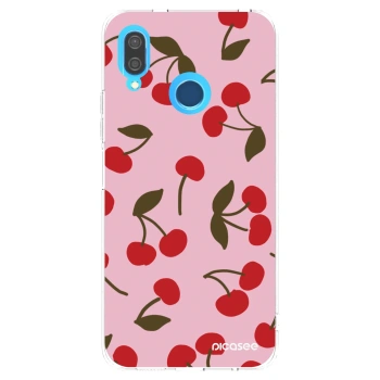 Picasee silikonový průhledný obal pro Huawei P20 Lite - Cherry