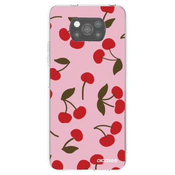 Picasee silikonový černý obal pro Xiaomi Poco X3 Pro - Cherry