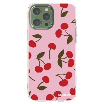 Picasee silikonový průhledný obal pro Apple iPhone 13 Pro Max - Cherry