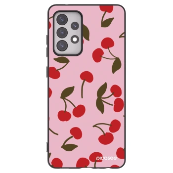 Picasee silikonový černý obal pro Samsung Galaxy A52s 5G A528B - Cherry