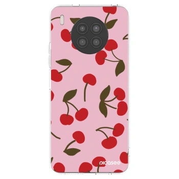 Picasee silikonový průhledný obal pro Huawei Nova 8i - Cherry