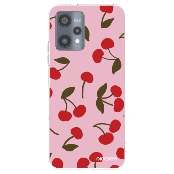 Picasee silikonový průhledný obal pro Realme 9 Pro 5G - Cherry