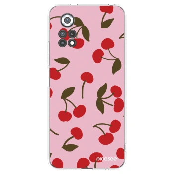 Picasee silikonový průhledný obal pro Xiaomi Poco X4 Pro 5G - Cherry