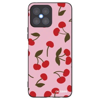 Picasee silikonový černý obal pro Honor X8 4G - Cherry