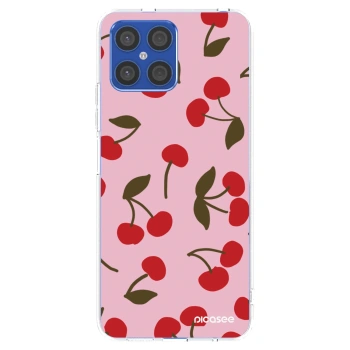 Picasee silikonový průhledný obal pro Honor X8 4G - Cherry
