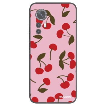 Picasee silikonový černý obal pro Xiaomi 12X - Cherry