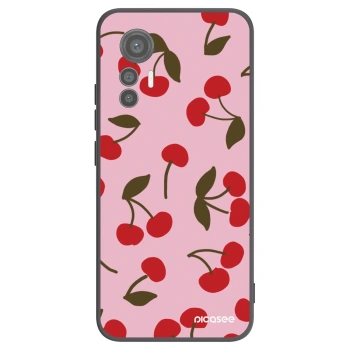 Picasee silikonový černý obal pro Xiaomi 12 Lite - Cherry
