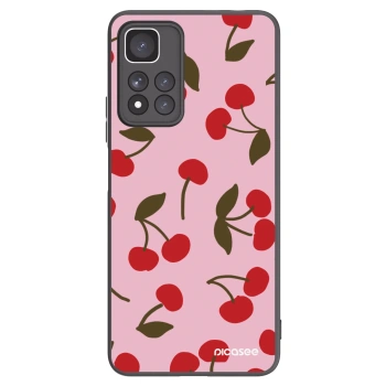 Picasee silikonový černý obal pro Xiaomi Redmi Note 11 Pro+ 5G - Cherry