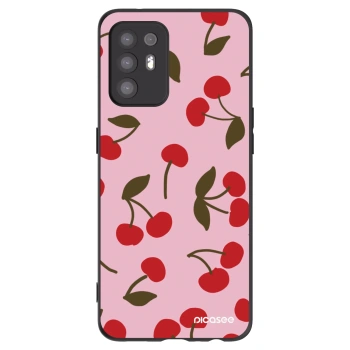 Picasee silikonový černý obal pro OPPO A94 5G - Cherry