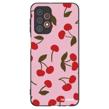 Picasee silikonový černý obal pro Samsung Galaxy A23 A235F 4G - Cherry