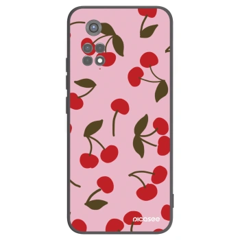 Picasee silikonový černý obal pro Xiaomi Redmi Note 11S 5G - Cherry