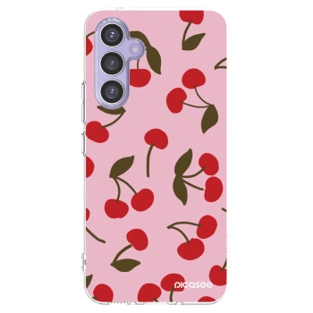 Picasee silikonový průhledný obal pro Samsung Galaxy A54 5G A546B - Cherry