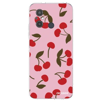 Picasee silikonový průhledný obal pro Xiaomi Redmi 12C - Cherry