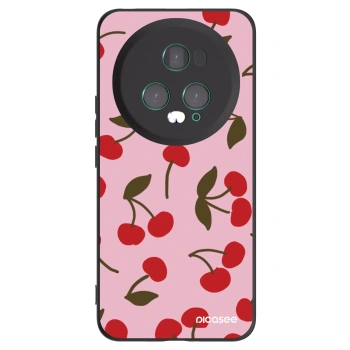 Picasee silikonový černý obal pro Honor Magic5 Pro - Cherry