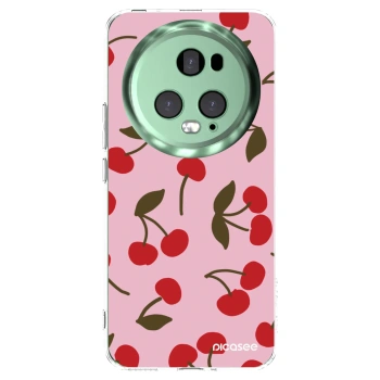 Picasee silikonový průhledný obal pro Honor Magic5 Pro - Cherry