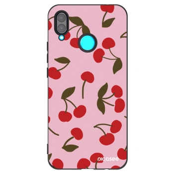 Picasee silikonový černý obal pro Huawei Nova 3 - Cherry