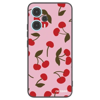 Picasee silikonový černý obal pro Xiaomi Poco F5 - Cherry