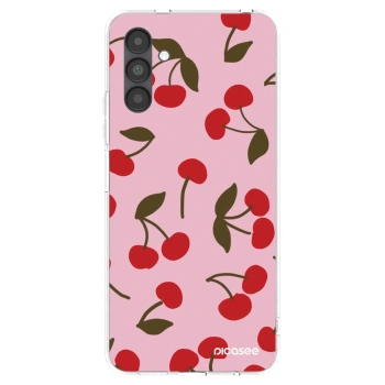 Picasee silikonový průhledný obal pro Samsung Galaxy A04s A047F - Cherry
