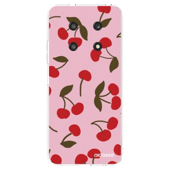 Picasee silikonový průhledný obal pro Honor Magic4 Lite 5G - Cherry