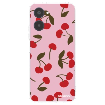 Picasee silikonový průhledný obal pro Realme 10 4G - Cherry