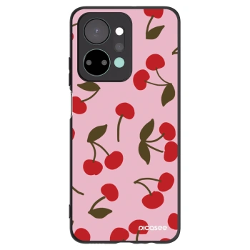 Picasee silikonový černý obal pro Honor X7a - Cherry