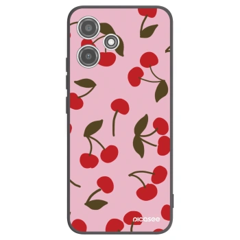 Picasee silikonový černý obal pro Xiaomi Redmi 12 5G - Cherry