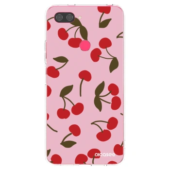 Picasee silikonový průhledný obal pro Xiaomi Mi 8 Lite - Cherry